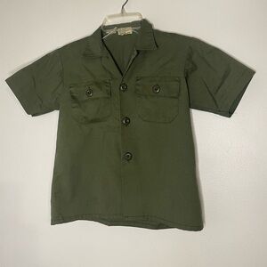 Green Boys Army Shirt